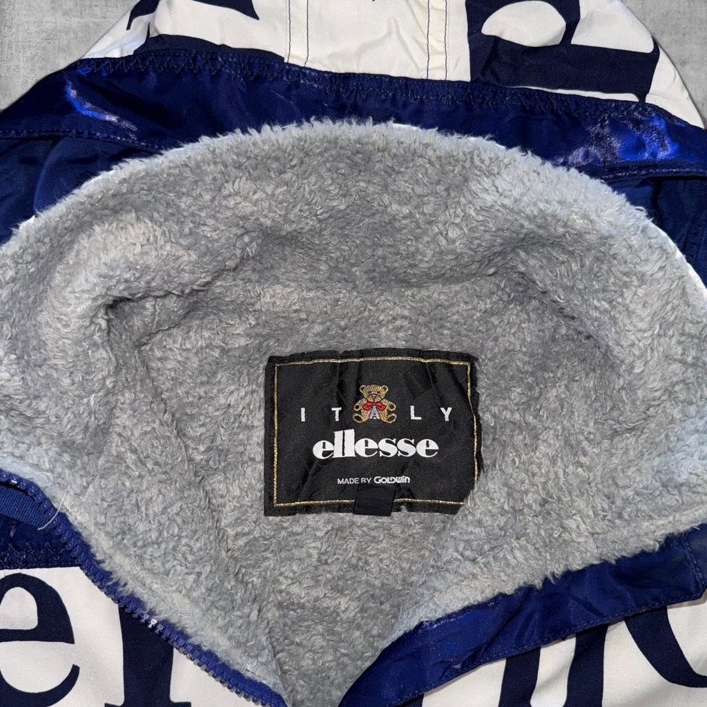 VINTAGE ELLESSE PUFFER FLEECE JACKET - L