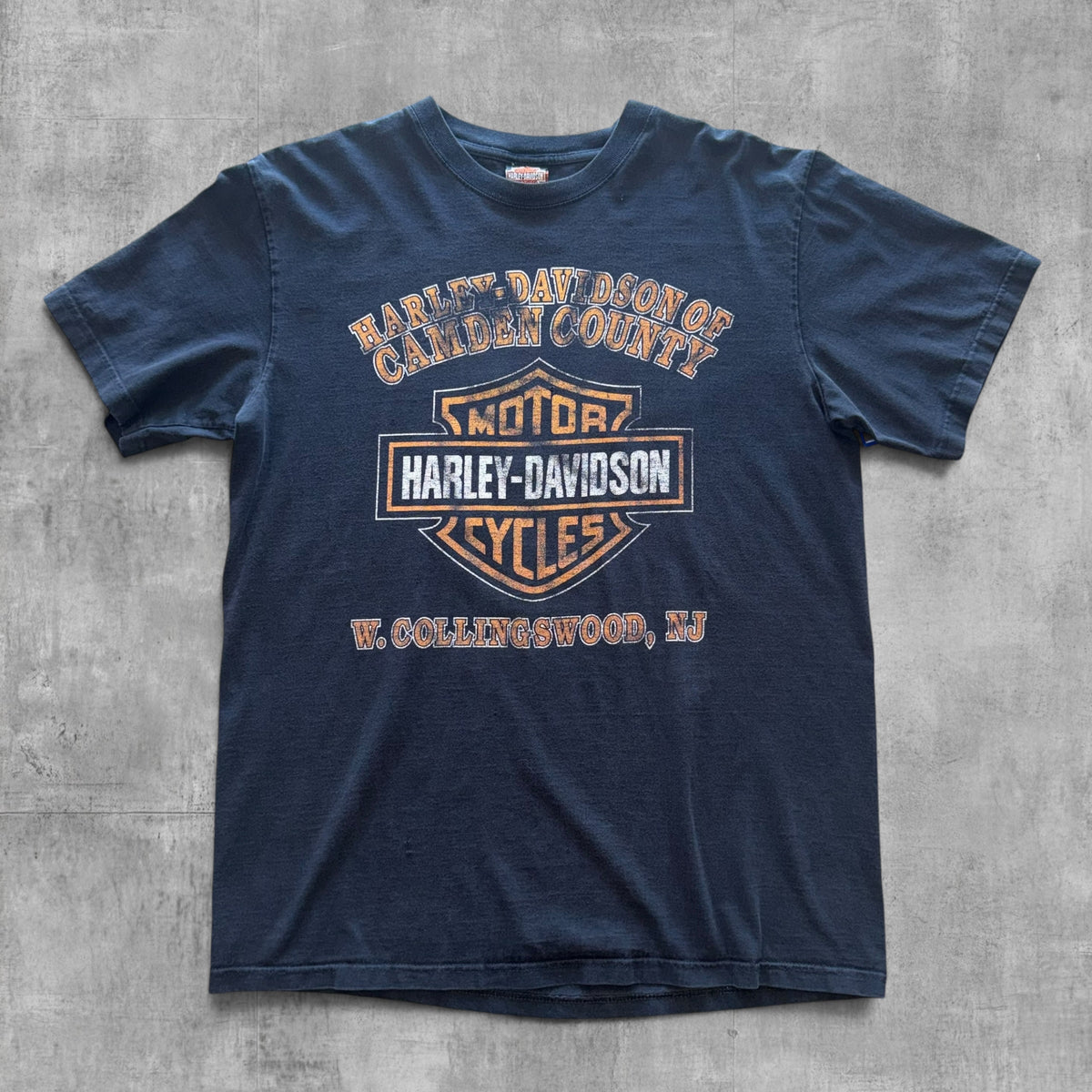 VINTAGE HARLEY DAVIDSON CAMDEN COUNTY TEE - 2006 - XL