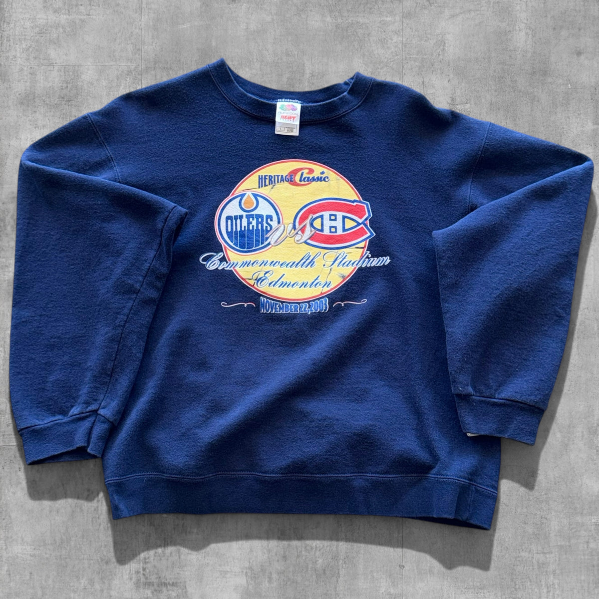 VINTAGE HERITAGE CLASSIC NHL CREWNECK - L