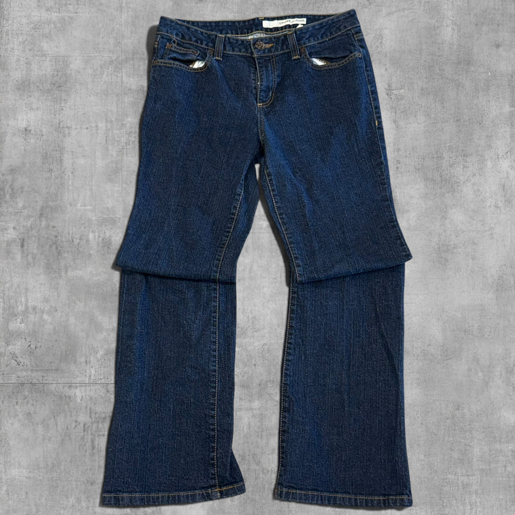 VINTAGE DKNY LOW RISE INDIGO DENIM - 12X34