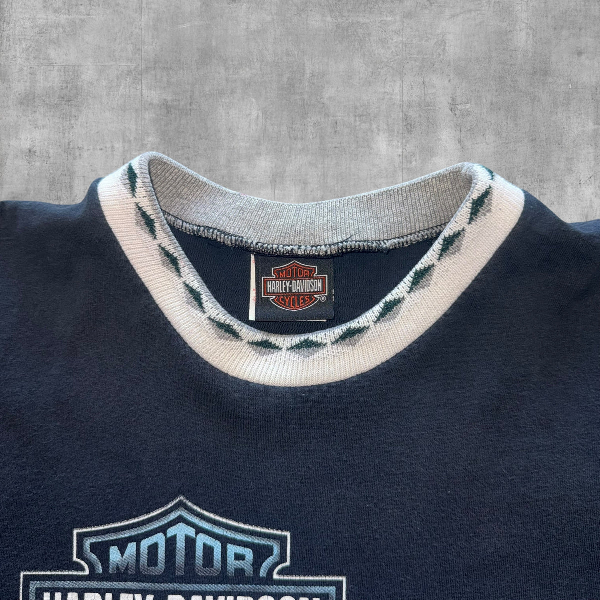 VINTAGE HARLEY DAVIDSON CANADA AZTEC TEE - 2006 - L