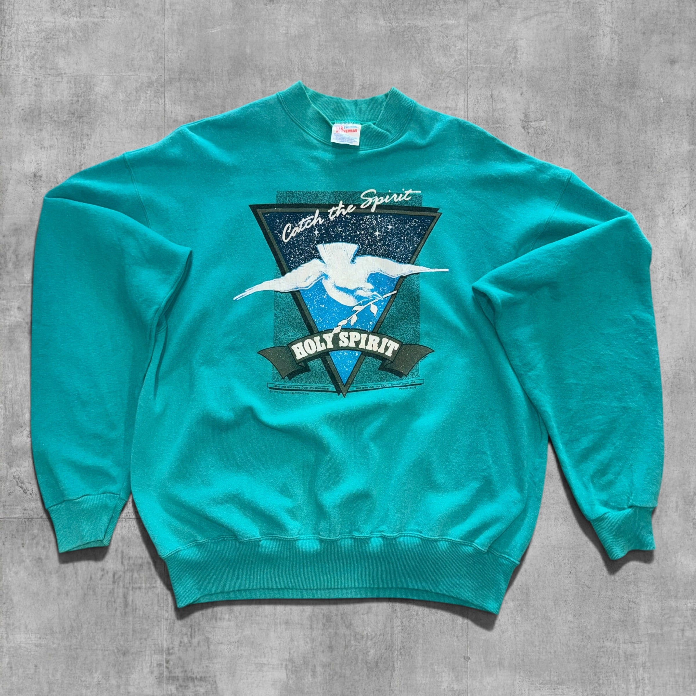 VINTAGE CATCH THE SPIRIT HOLY SPIRIT SWEATSHIRT - L