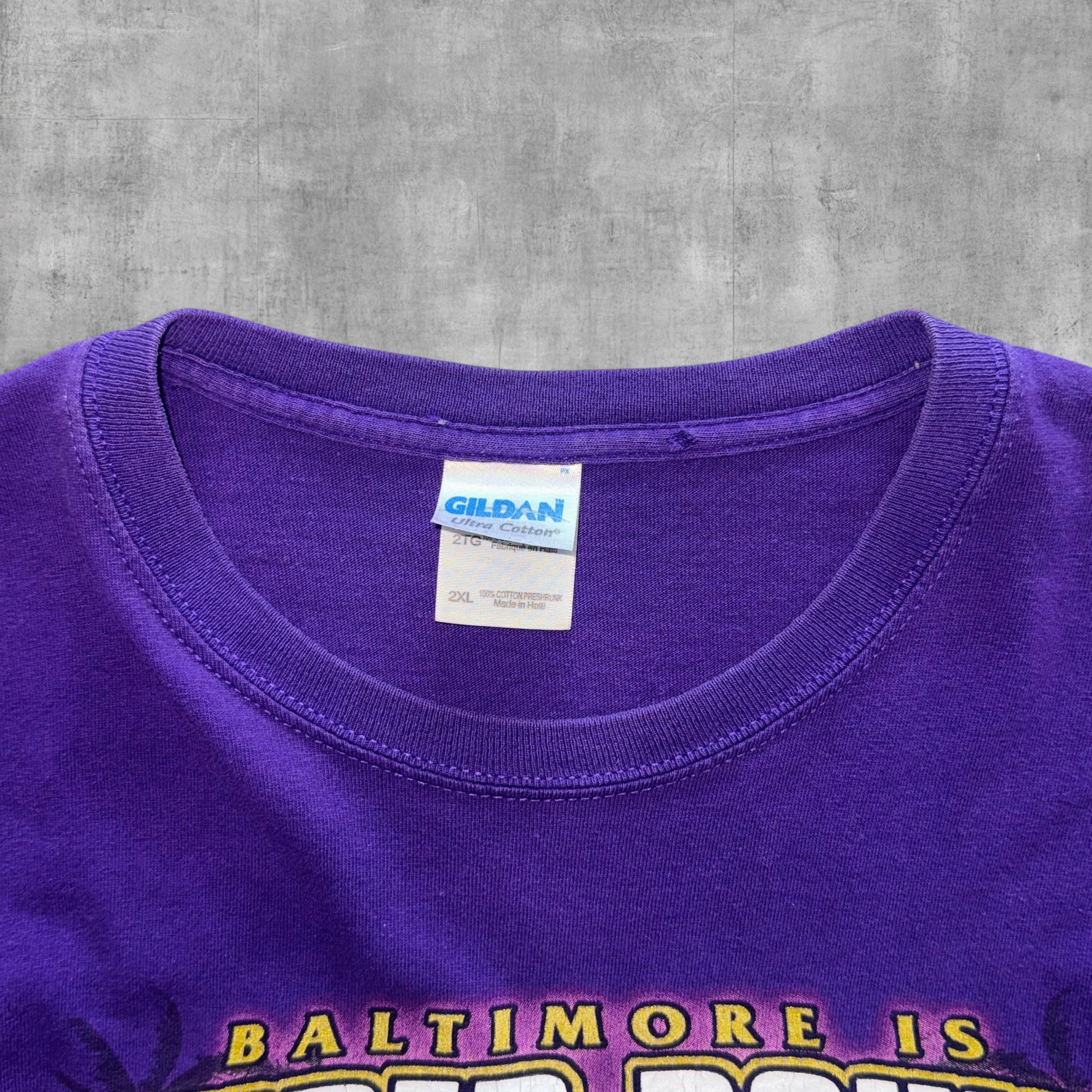 BALTIMORE RAVENS SUPER-BOWL BOUND NFL TEE - 2009 - XXL