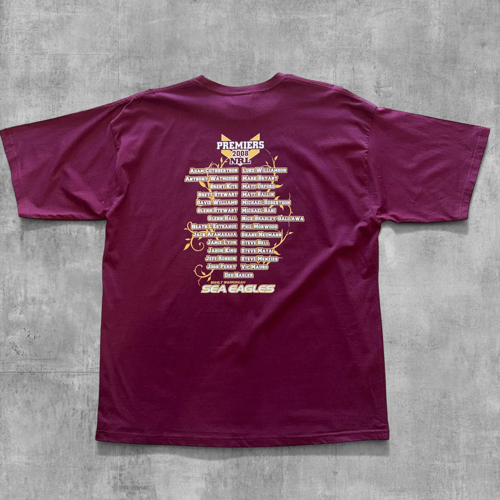 MANLY SEA EAGLES PRIMERS NRL TEE - 2008 - Grandmaster Vintage