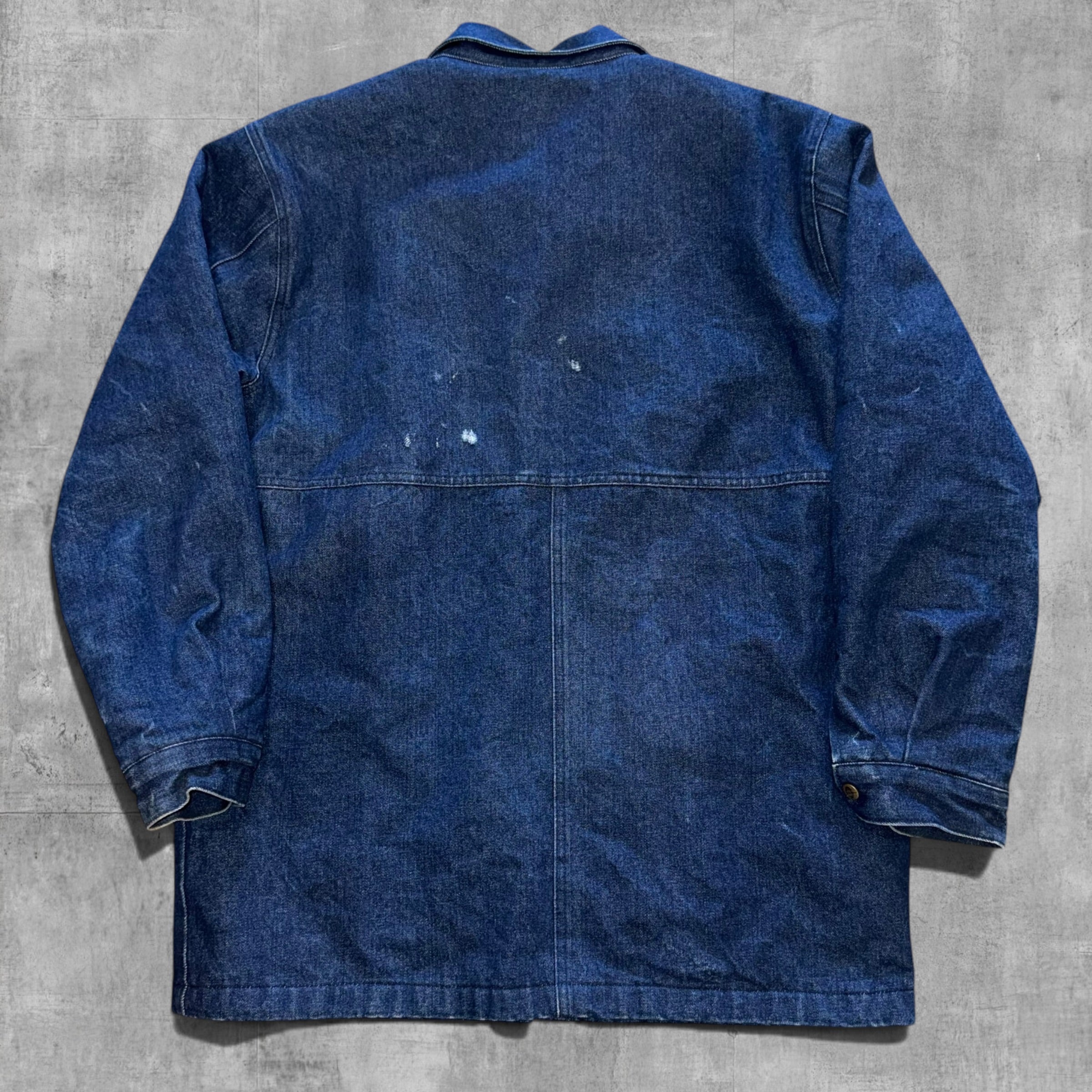 BEN DAVIS DENIM BLANKET LINED CHORE JACKET - XL