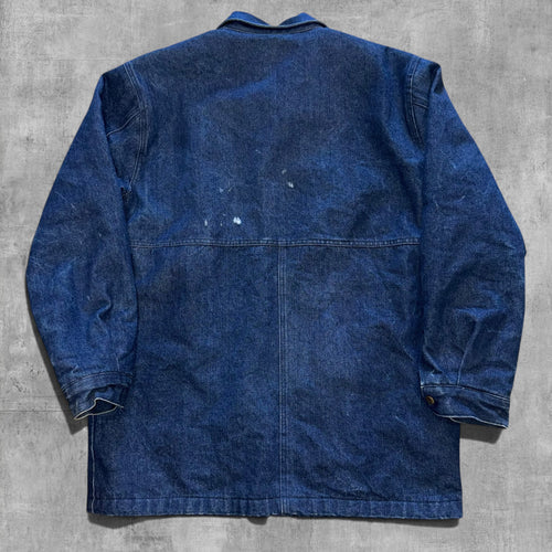 BEN DAVIS DENIM BLANKET LINED CHORE JACKET - XL