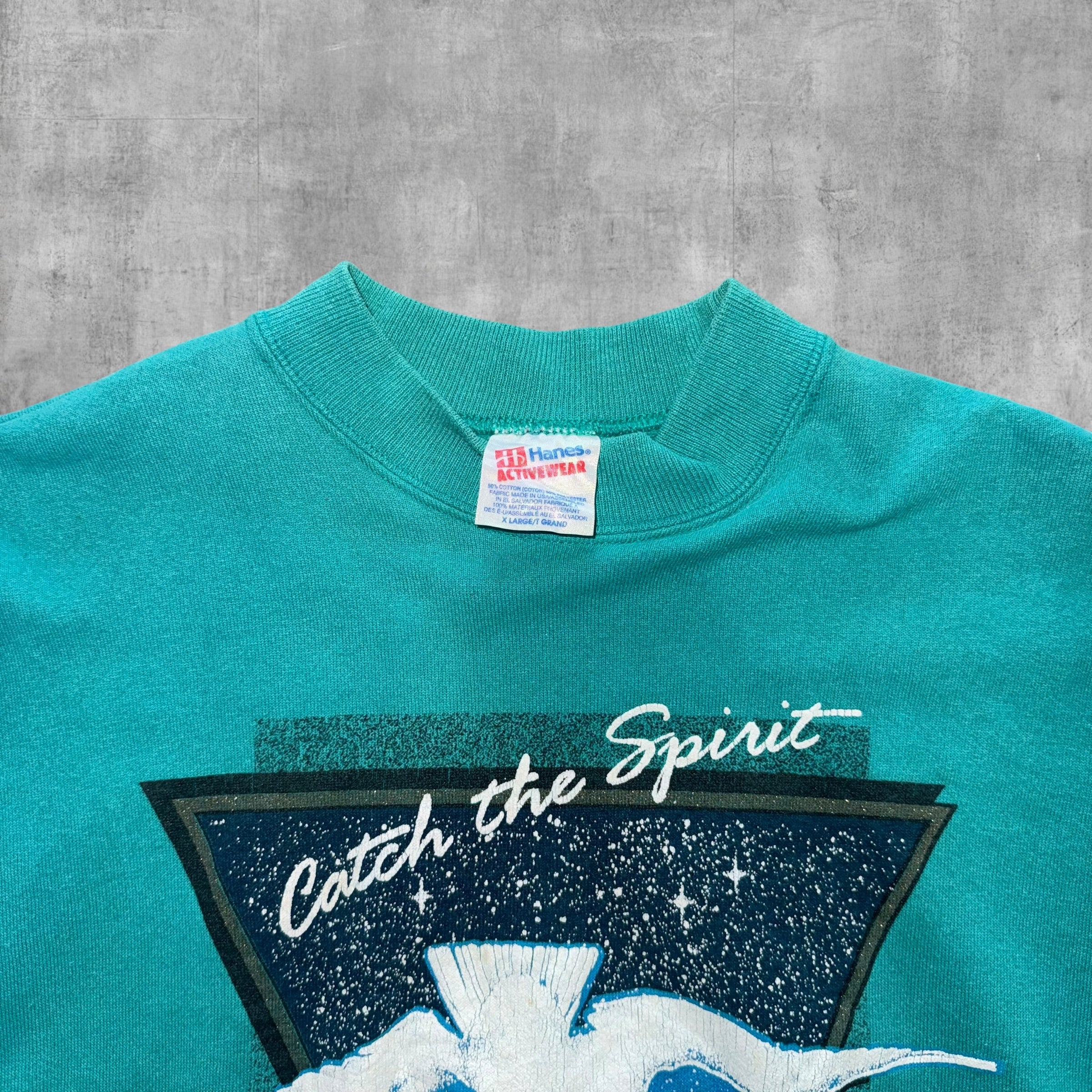 VINTAGE CATCH THE SPIRIT HOLY SPIRIT SWEATSHIRT - L