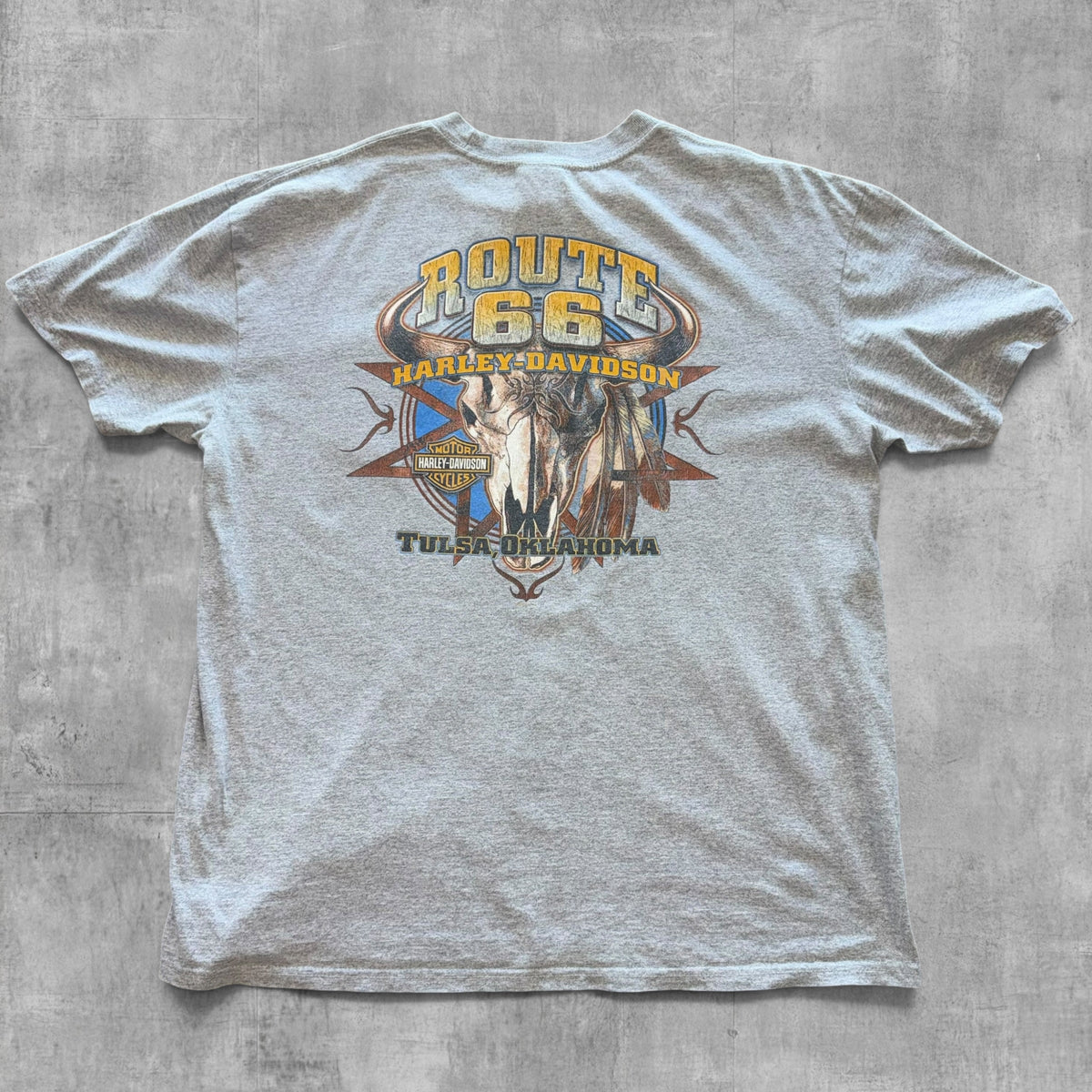 VINTAGE HARLEY DAVIDSON TULSA OKLAHOMA TEE - 2001 - XL
