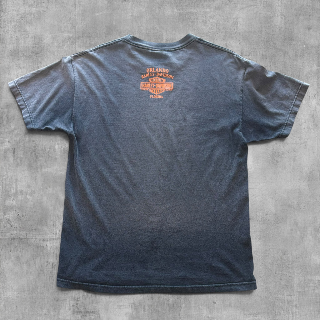 VINTAGE HARLEY DAVIDSON FADED FLORIDA TEE - 2005 - L