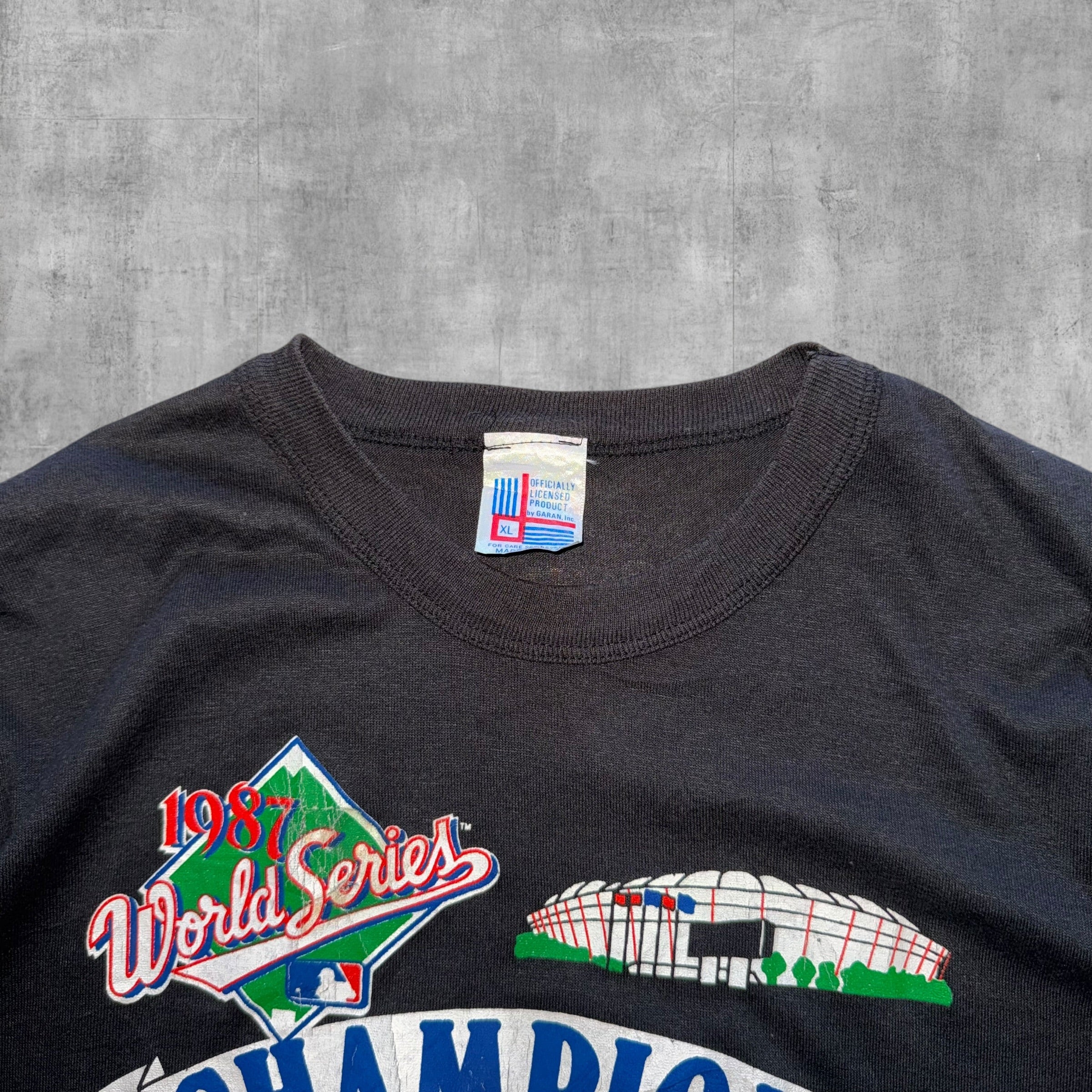 VINTAGE 1987 WORLD SERIES CHAMPIONS -