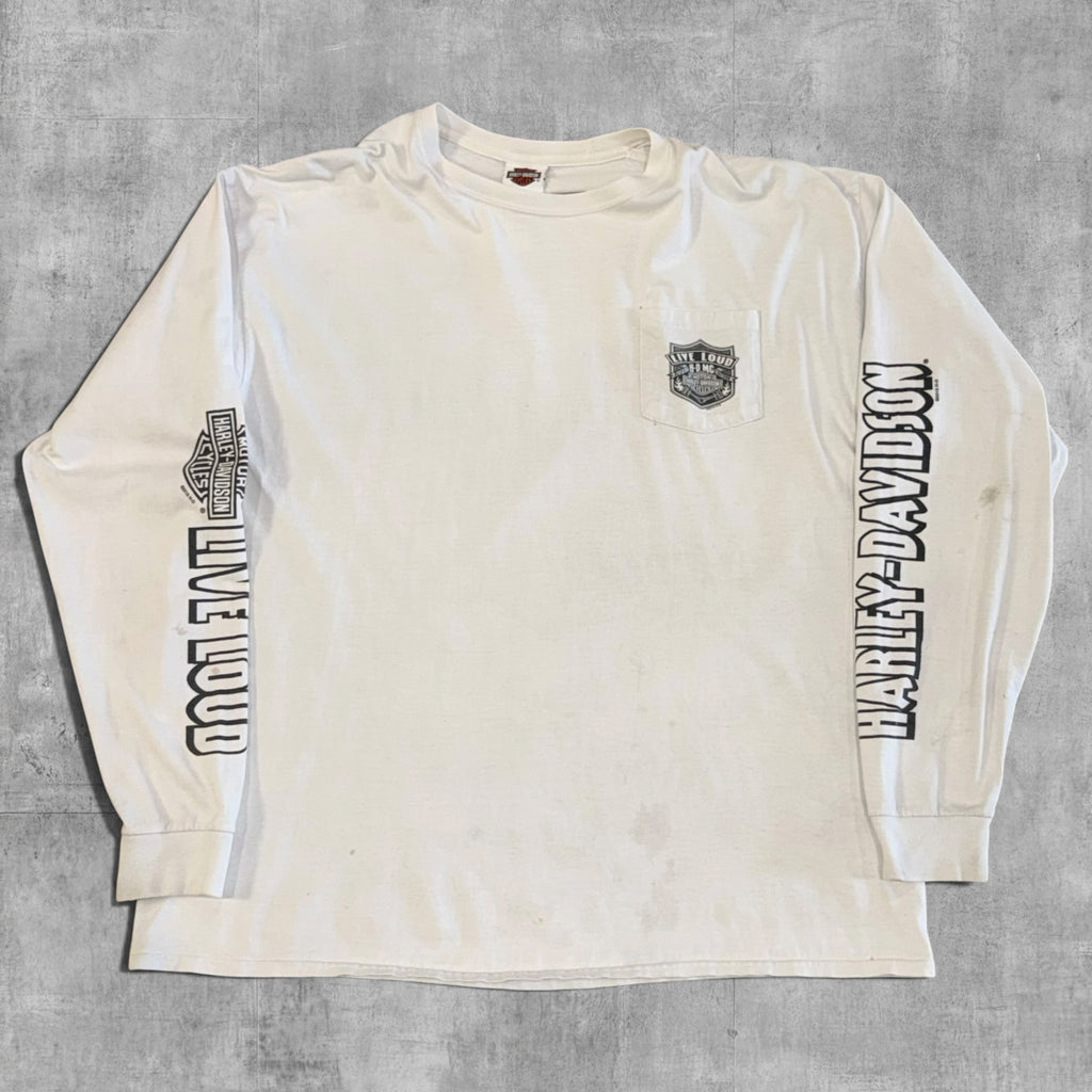 HARLEY DAVIDSON DELUXE SUNDANCE WYOMING, LONG SLEEVE - XXL - 2011