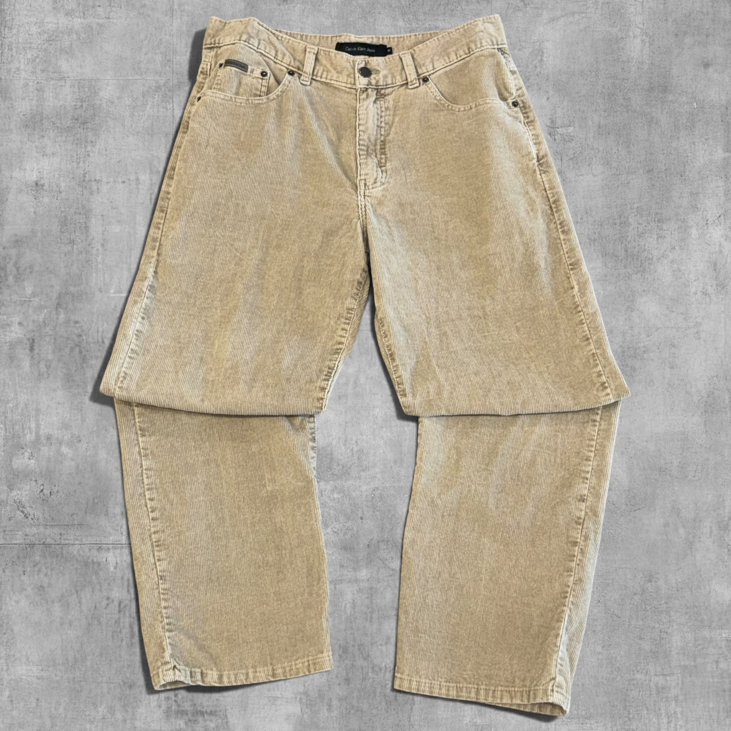 VINTAGE CALVIN KLEIN KHAKI CORDUROY - 34X30