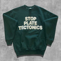 VINTAGE STOP PLATE TECTONICS SWEATSHIRT - M