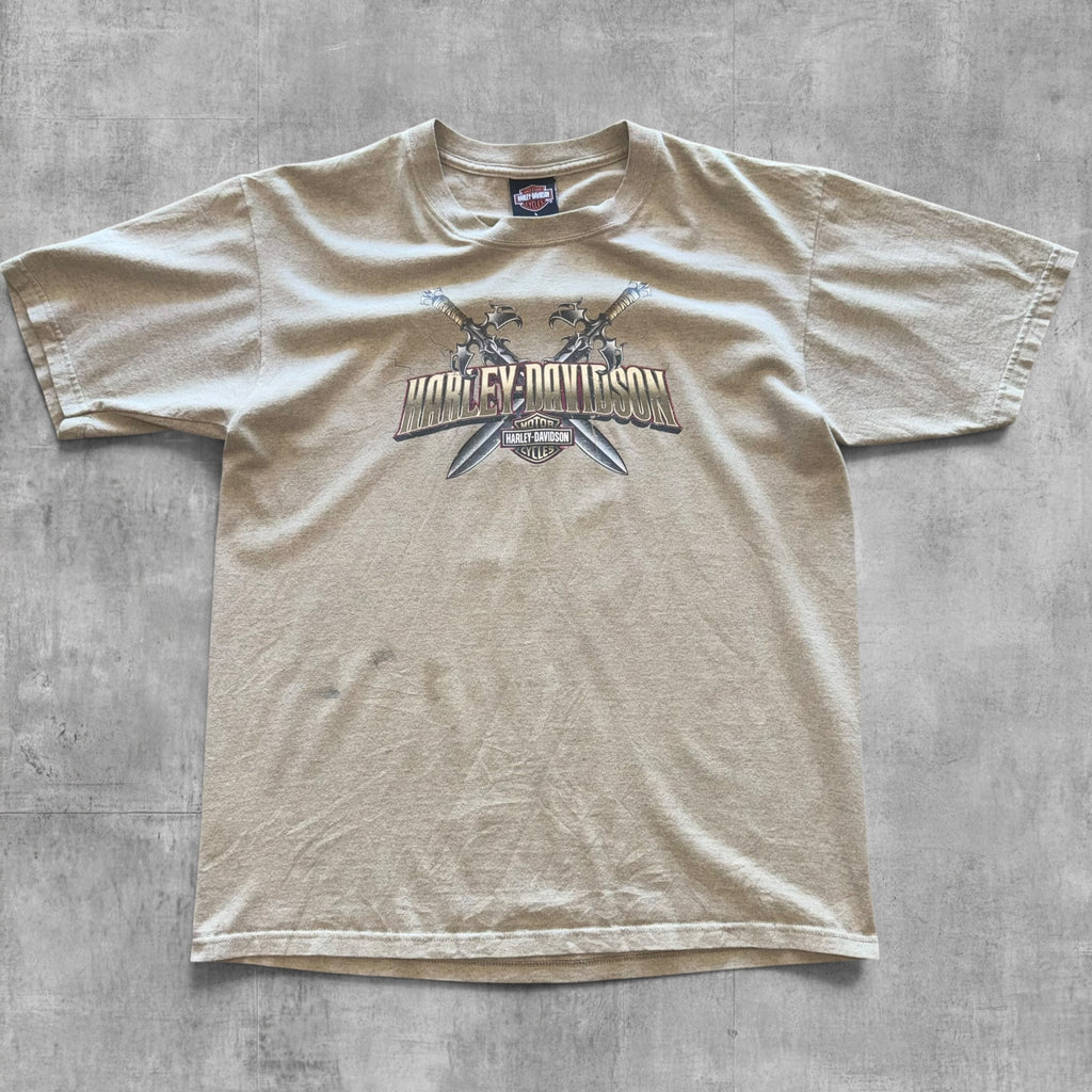 VINTAGE HARLEY DAVIDSON BEAVER DAM TEE - 2004 - L