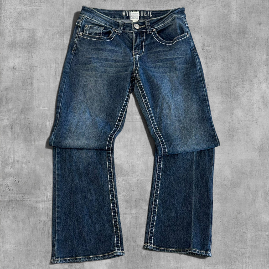 VINTAGE HYDRAULIC LOW RISE INDIGO DENIM - 8X30