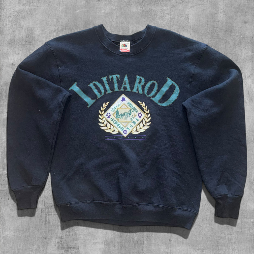 VINTAGE IDITAROD ALASKA SWEATSHIRT - M