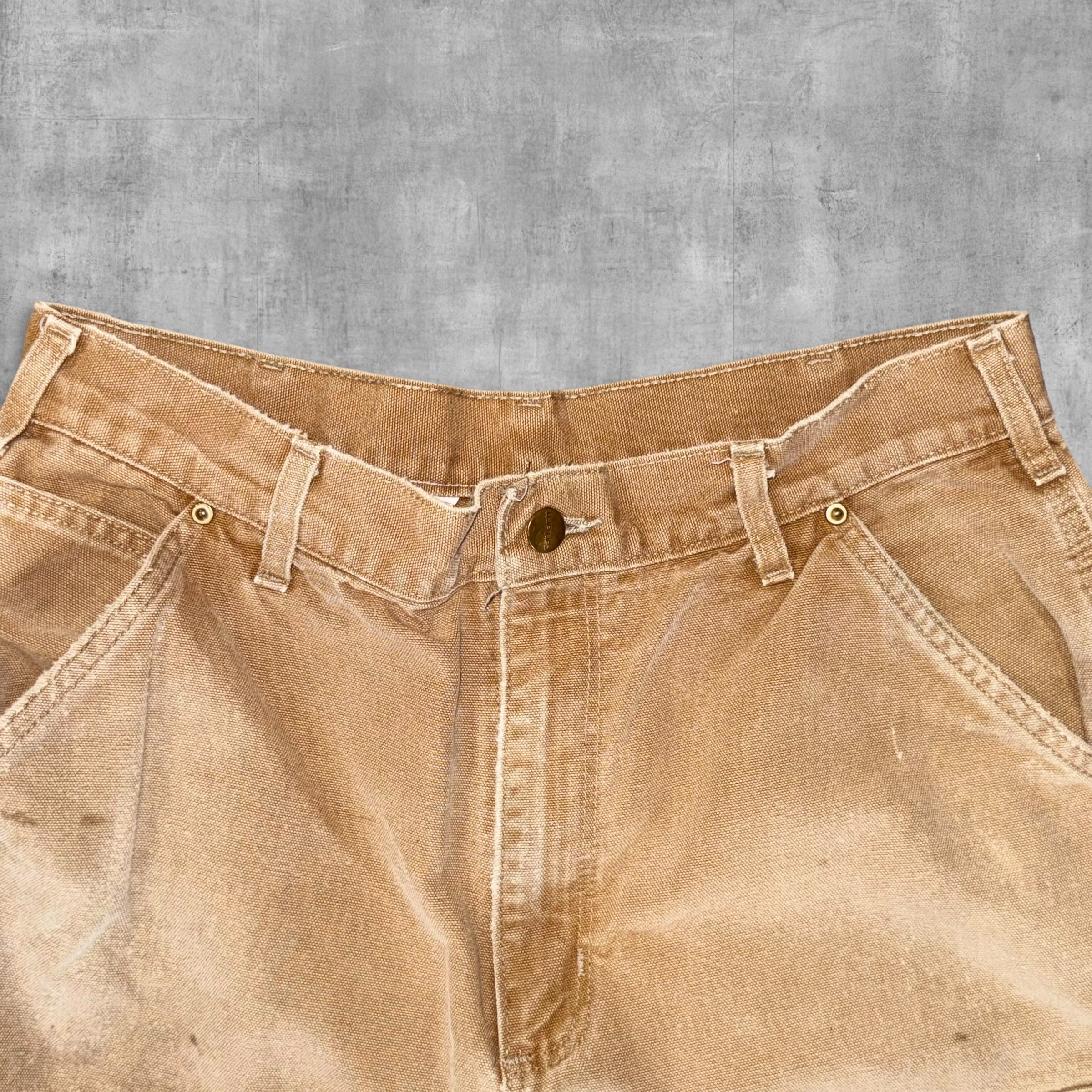 CARHARTT DISTRESSED TAN DOUBLE KNEE - 33X30