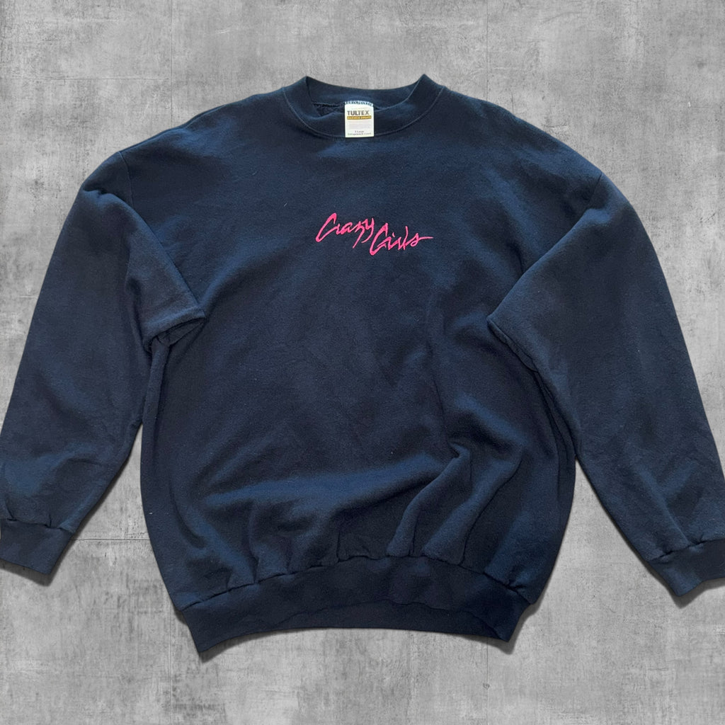 VINTAGE CRAZY GIRL LAS VEGAS SWEATSHIRT - XL