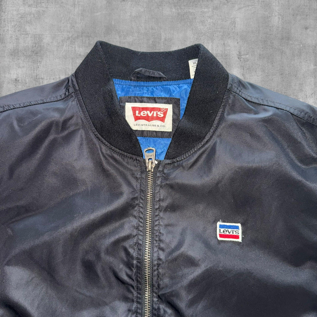 LEVIS MA-1 SATIN BOMBER JACKET - XL