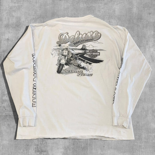 HARLEY DAVIDSON DELUXE SUNDANCE WYOMING, LONG SLEEVE - XXL - 2011