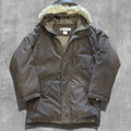 COLUMBIA LONG LINED FAUX PARKER JACKET - L