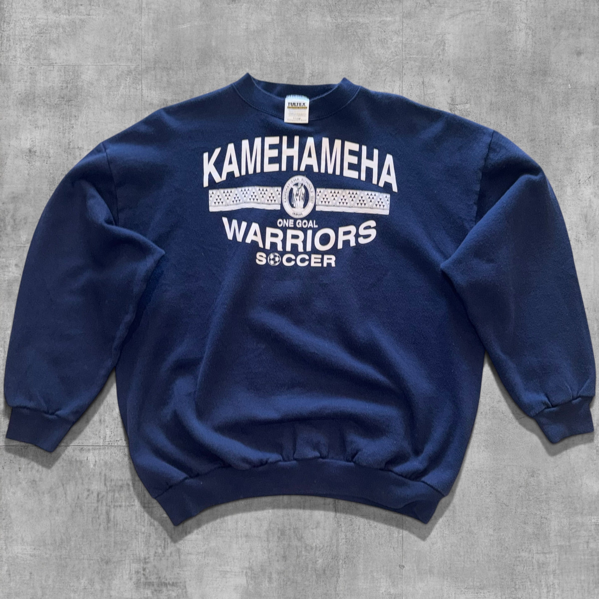 VINTAGE KAMEHAMEHA WARRIORS SOCCOR SWEATSHIRT - XL