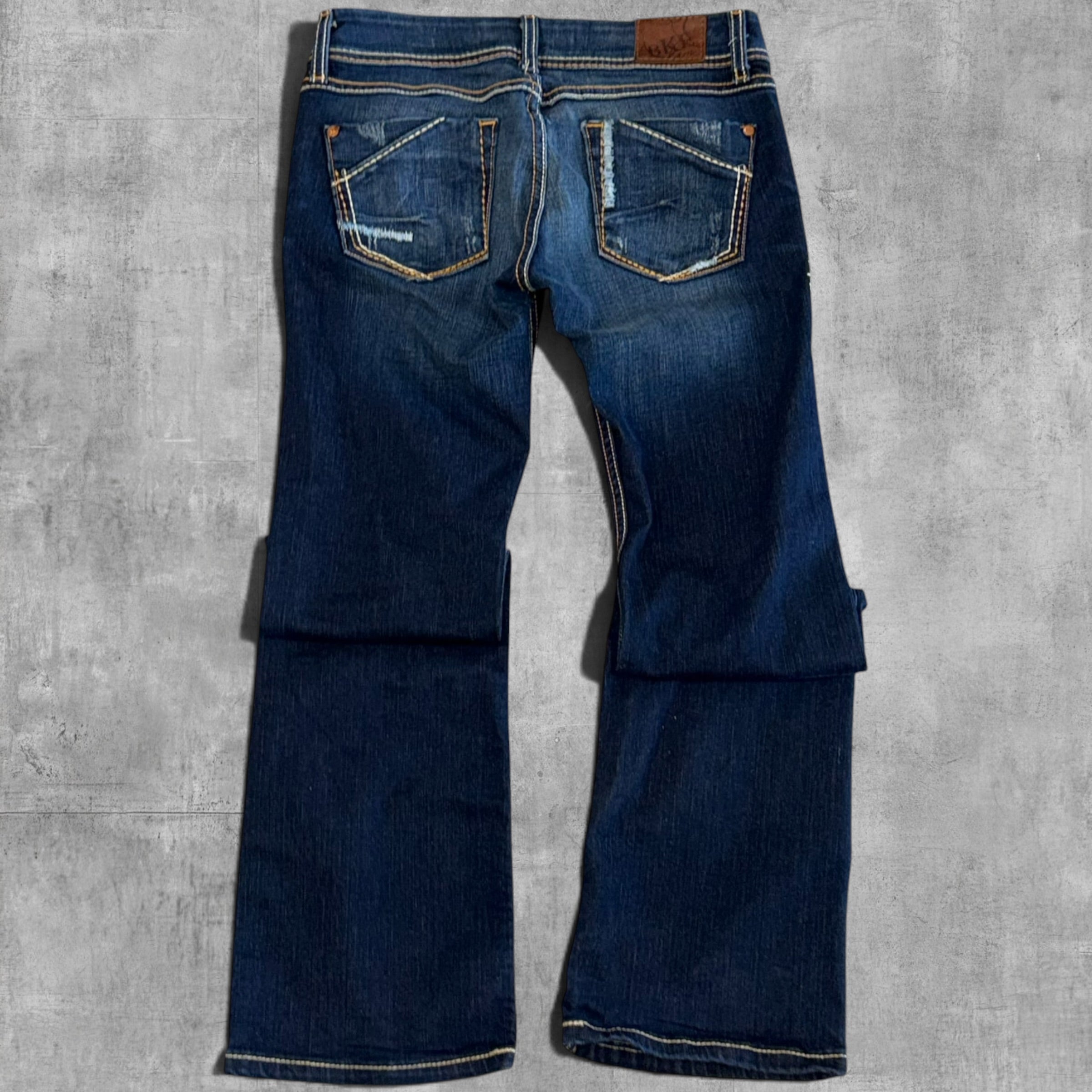 VINTAGE BKE LOW RISE INDIGO DENIM - 6X28