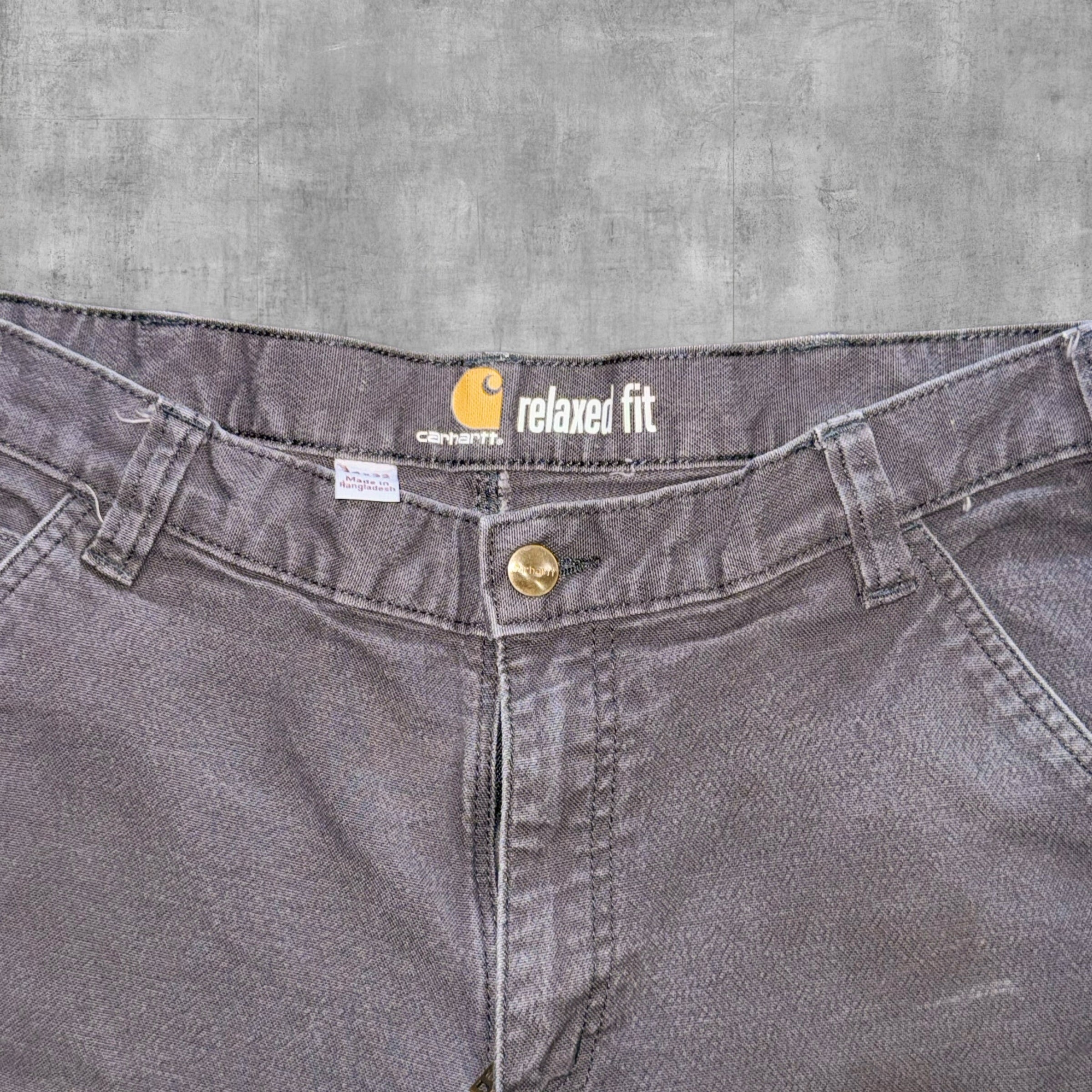 CARHARTT DOUBLE KNEE DUNGAREE CARPENTER PANT - 34X32