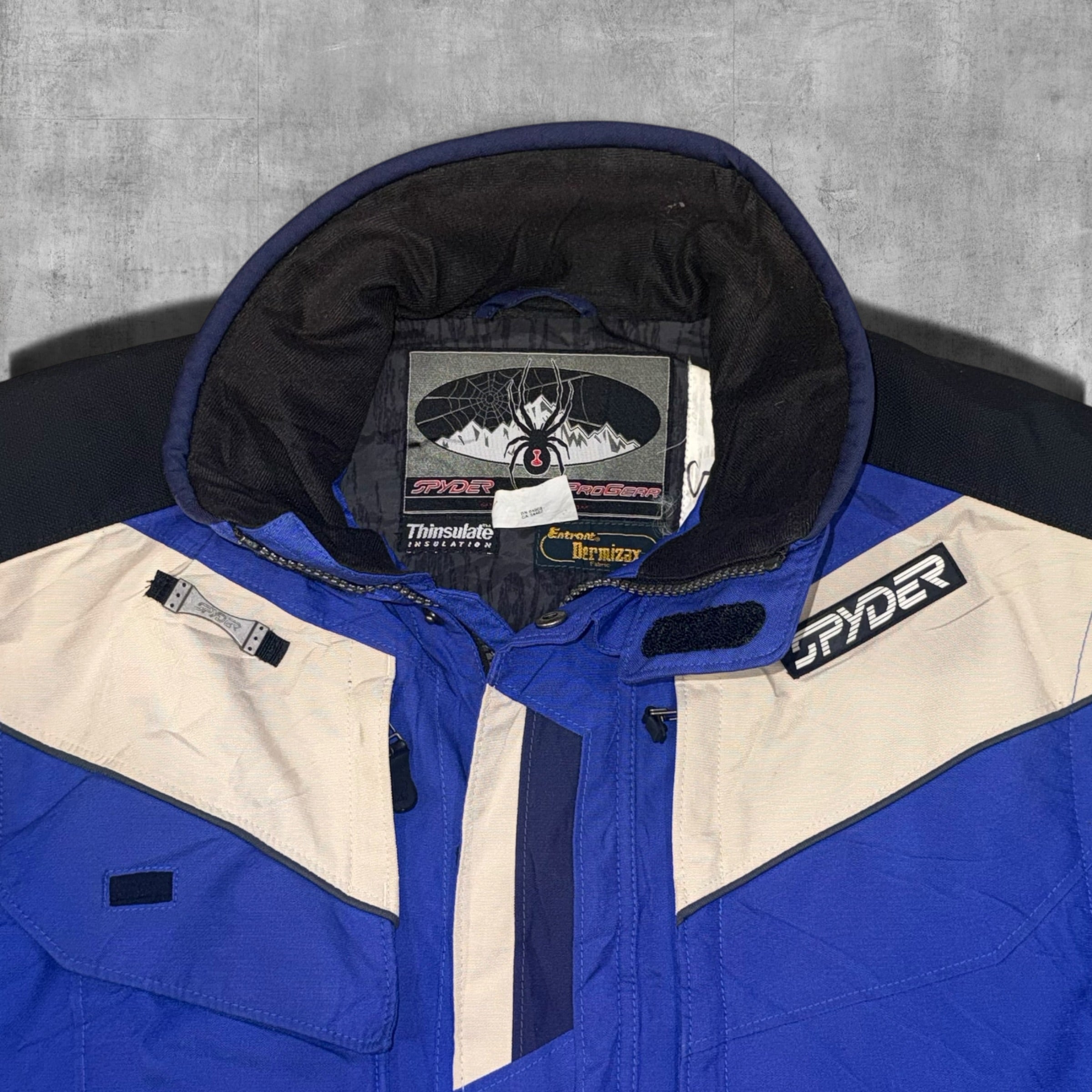 VINTAGE SPYDER MOTORBIKE SKI JACKET - L
