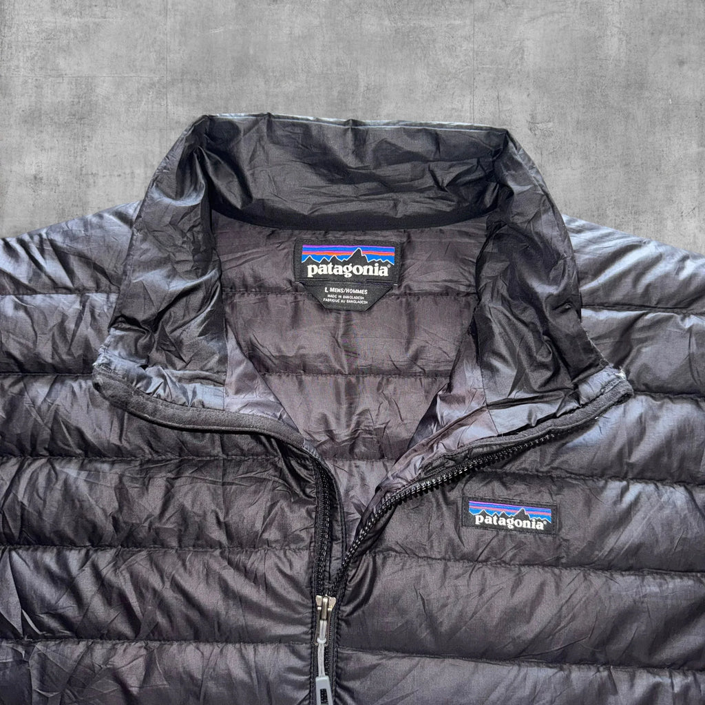 PATAGONIA BLACK DOWN JACKET PUFFER - L