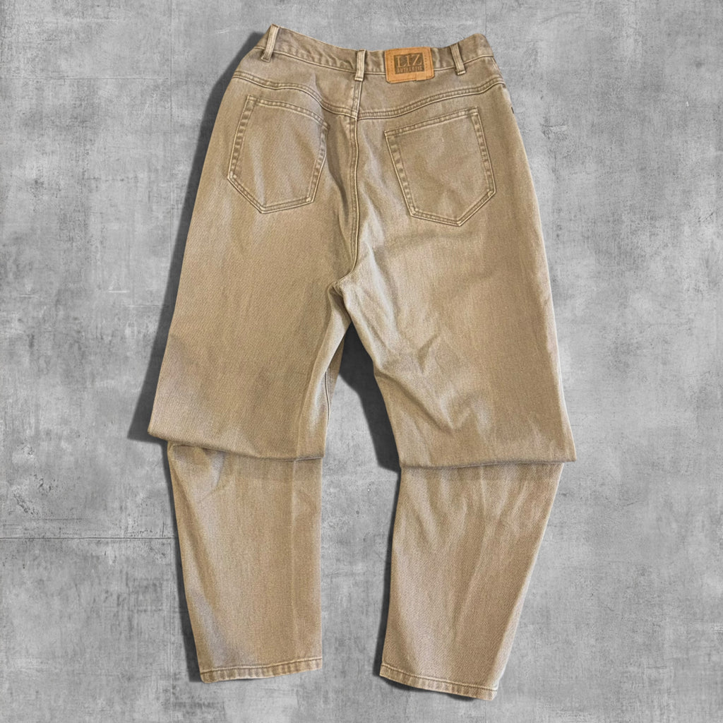 VINTAGE LIZ WEAR RELAX FIT KHAKI DENIM - 10X30
