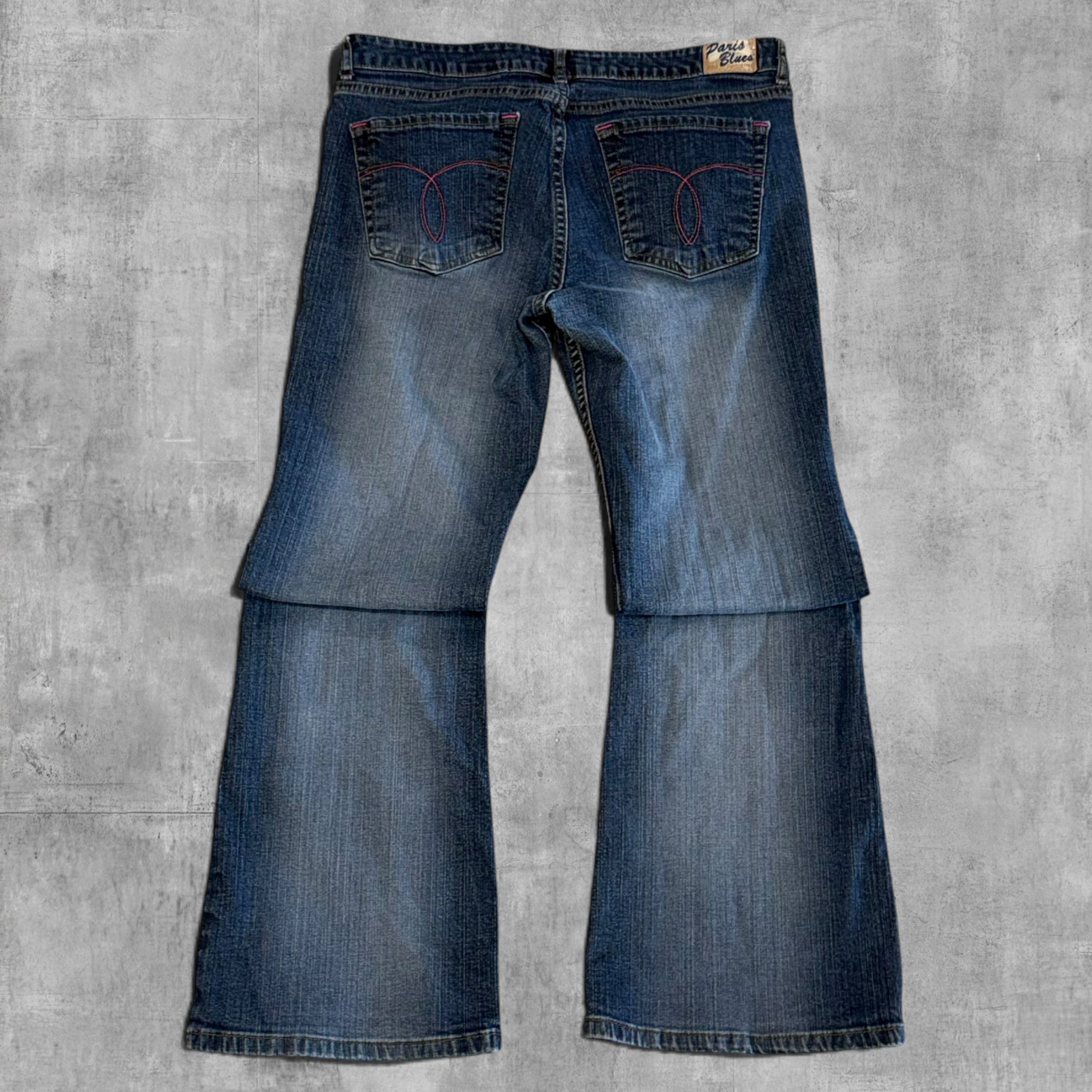 VINTAGE PARIS BLUES LOW RISE FLARE - 13X30