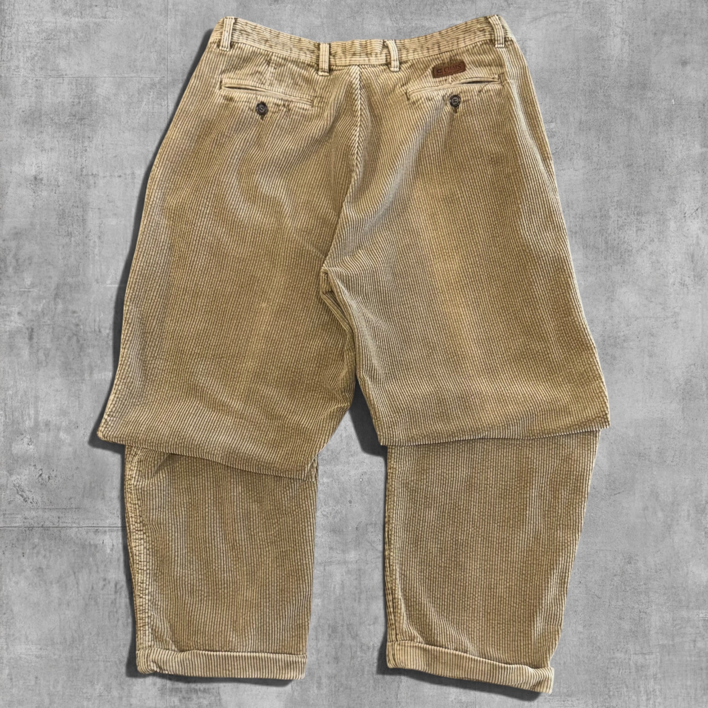 VINTAGE CHAPS RALPH LAUREN KHAKI CORDUROY - 36X32