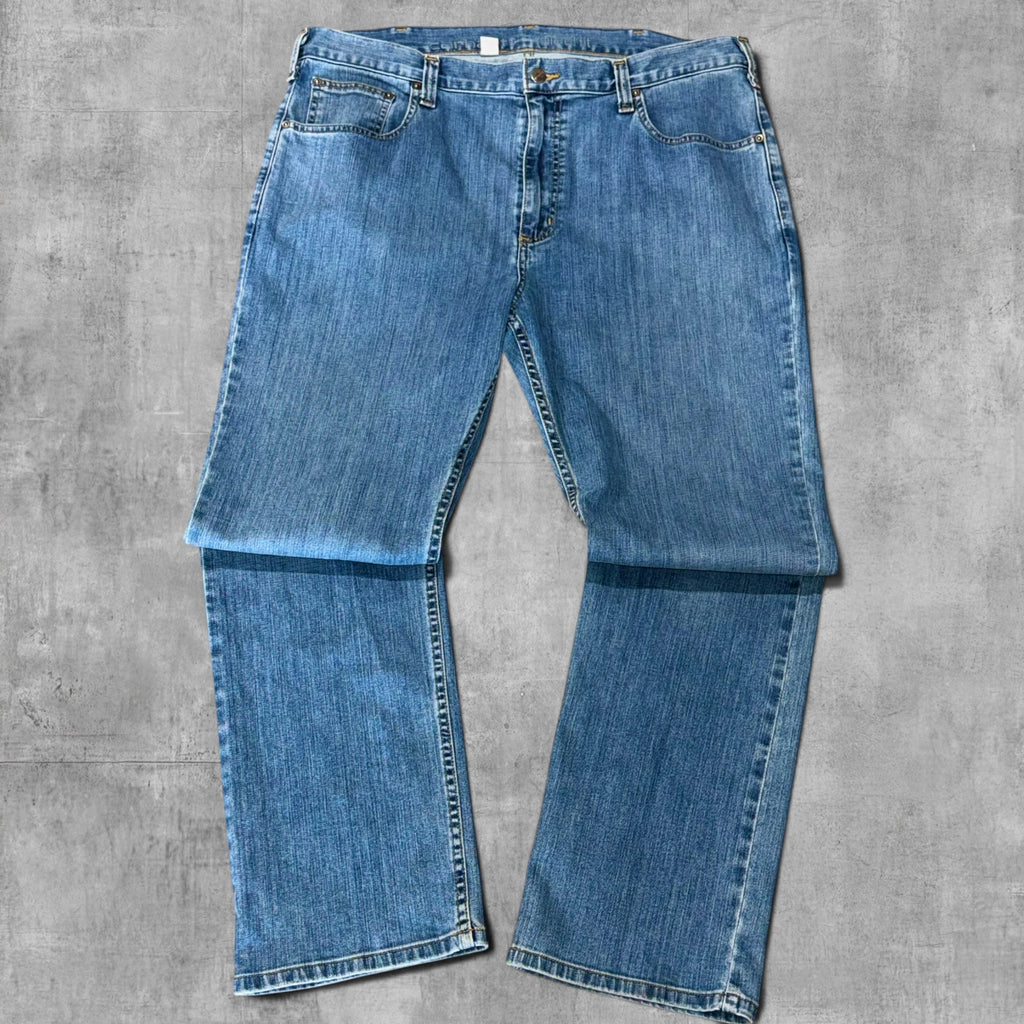 CARHARTT RELAXED BLUE DENIM JEANS - 38X32