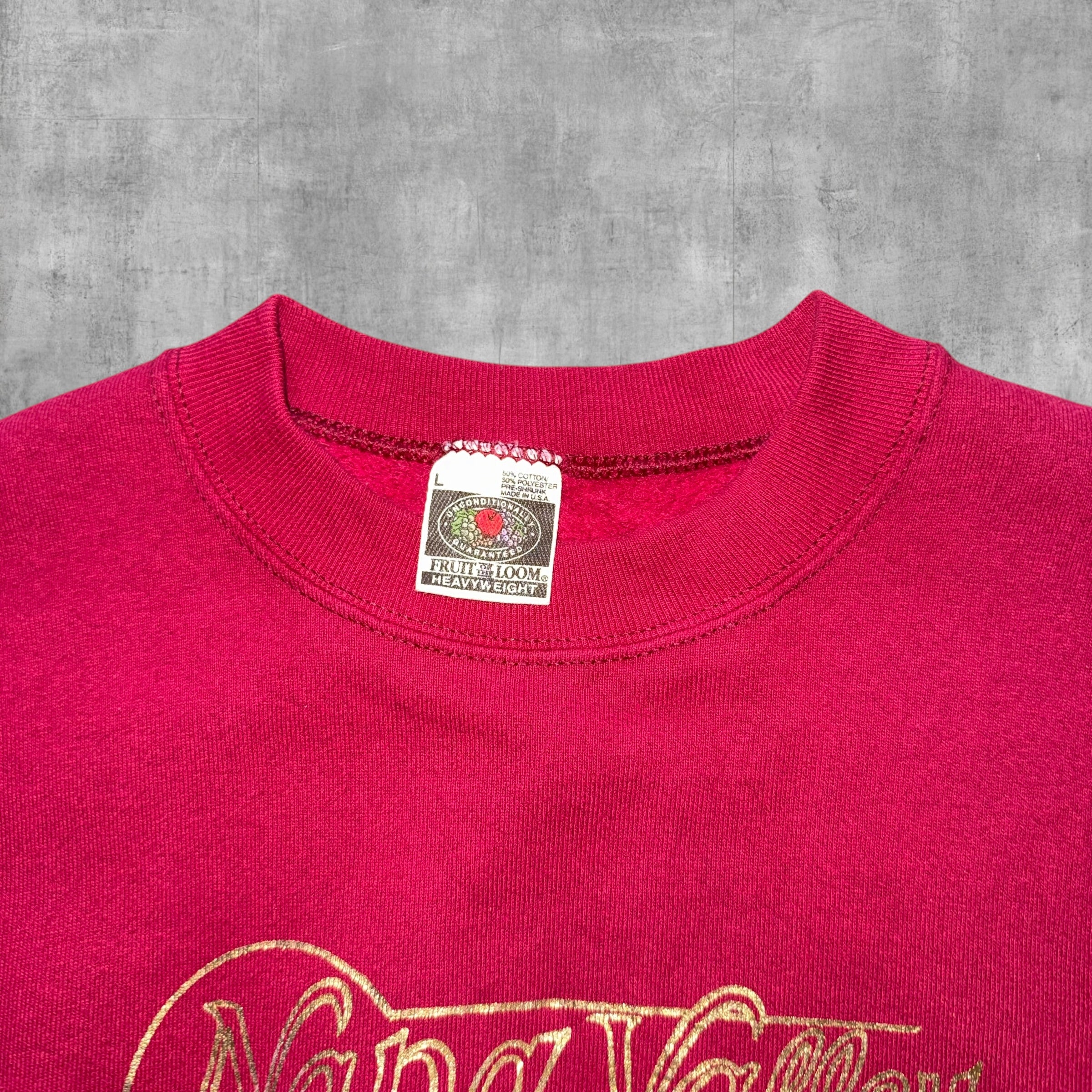 VINTAGE NAPPA VALLEY GRAPE VINE SHIRT -L