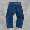 DICKIES DARK BLUE DENIM CARPENTER JEANS - 36X32