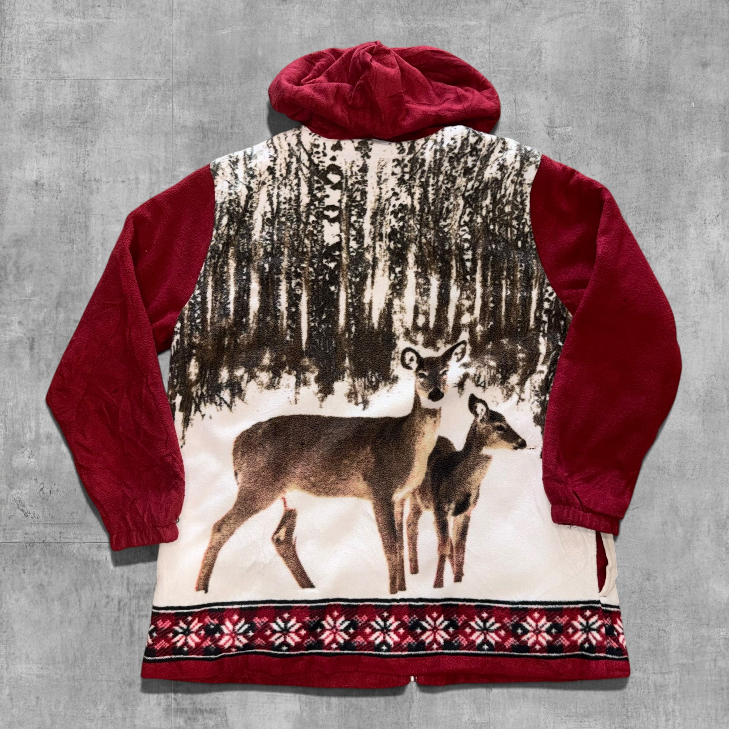 VINTAGE DEER CLASSIC EDITION HODDED FLEECE