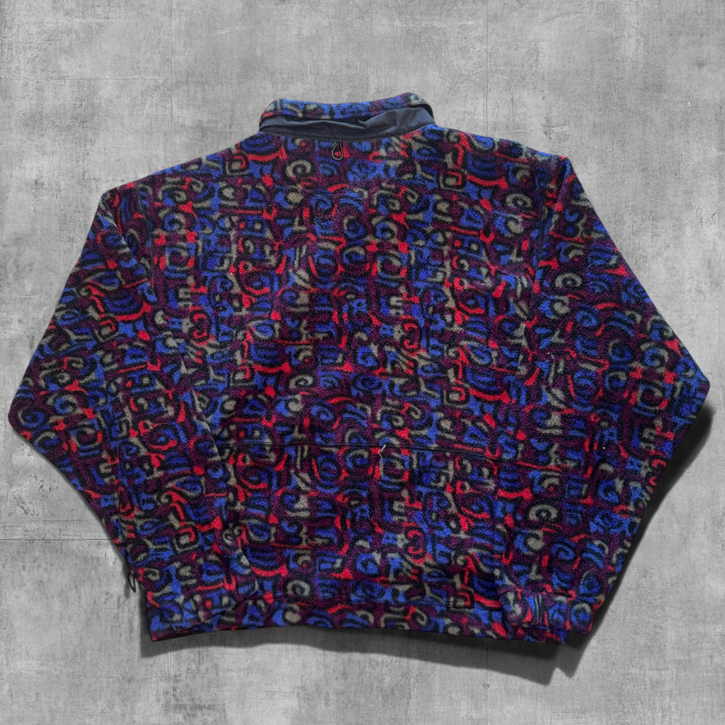 VINTAGE OBERMEYER PATTERNED FLEECE - M