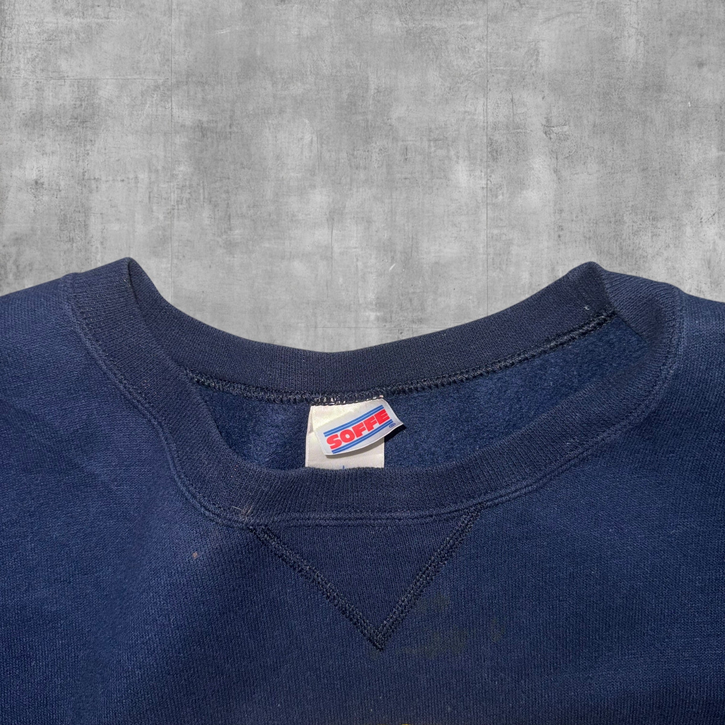 VINTAGE US NAVY 3M REFLECTIVE SWEATSHIRT - L