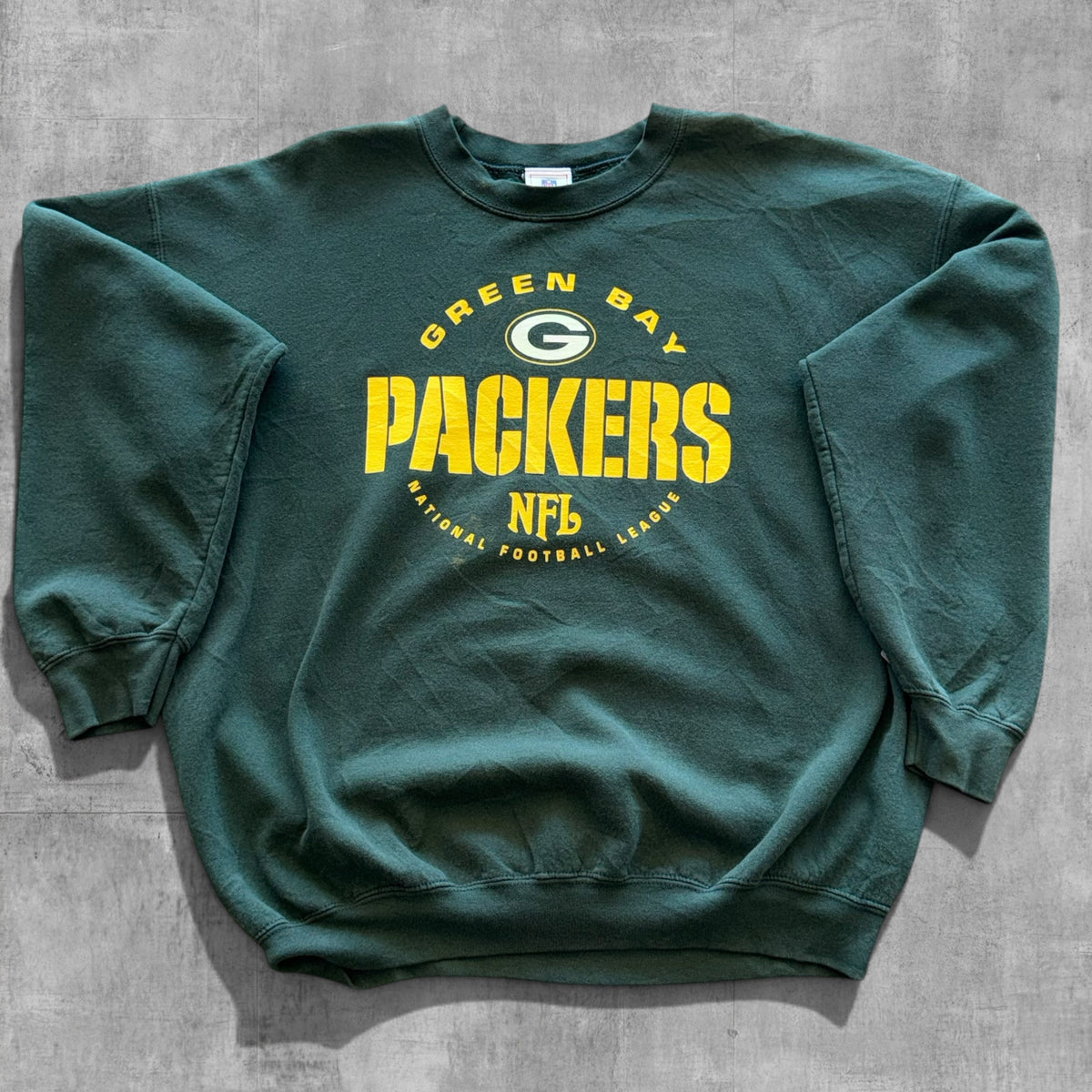 VINTAGE GREEN BAY PACKERS NFL CREWNECK - XL