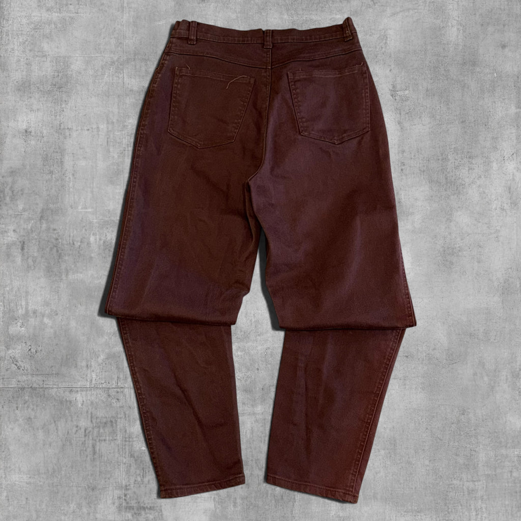 VINTAGE RELAX FIT BROWN DENIM - 10x32