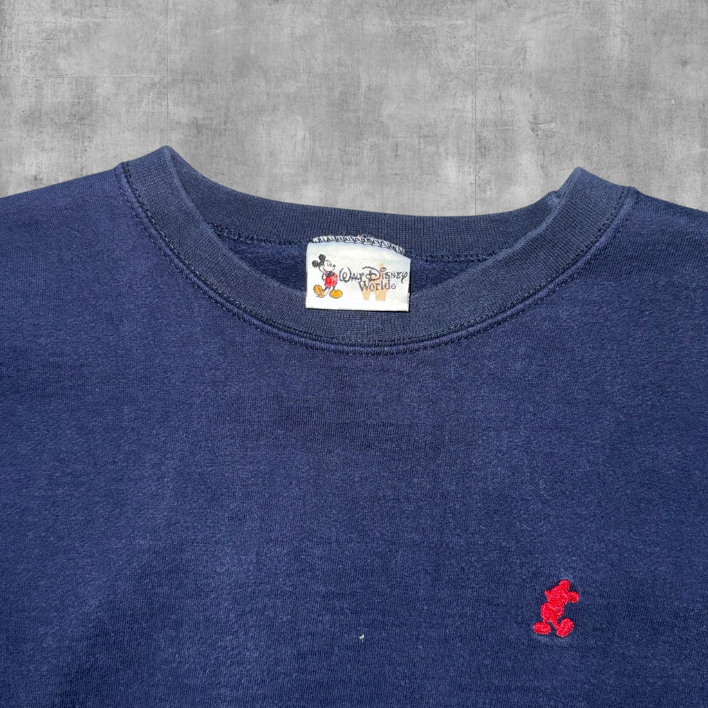 VINTAGE MICKEY MOUSE POLO INSPIRED SWEATSHIRT - M