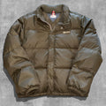 VINTAGE TOMMY HILFIGER OLIVE PUFFER JACKET - L