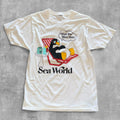 VINTAGE PENGUIN SEAWORLD TEE - M - 1987