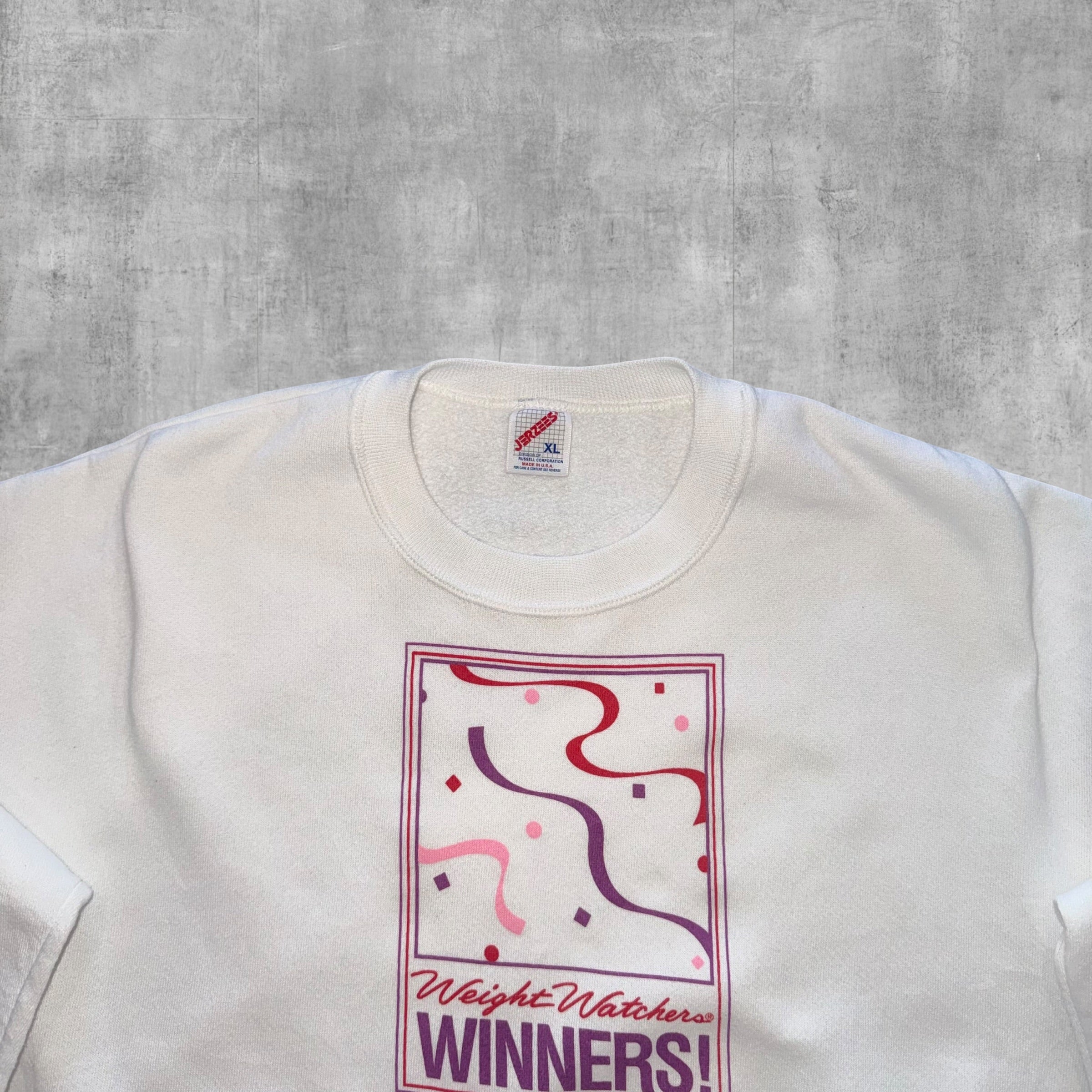 VINTAGE WEIGHT WATCHERS WINNERS SWEATSHIRT