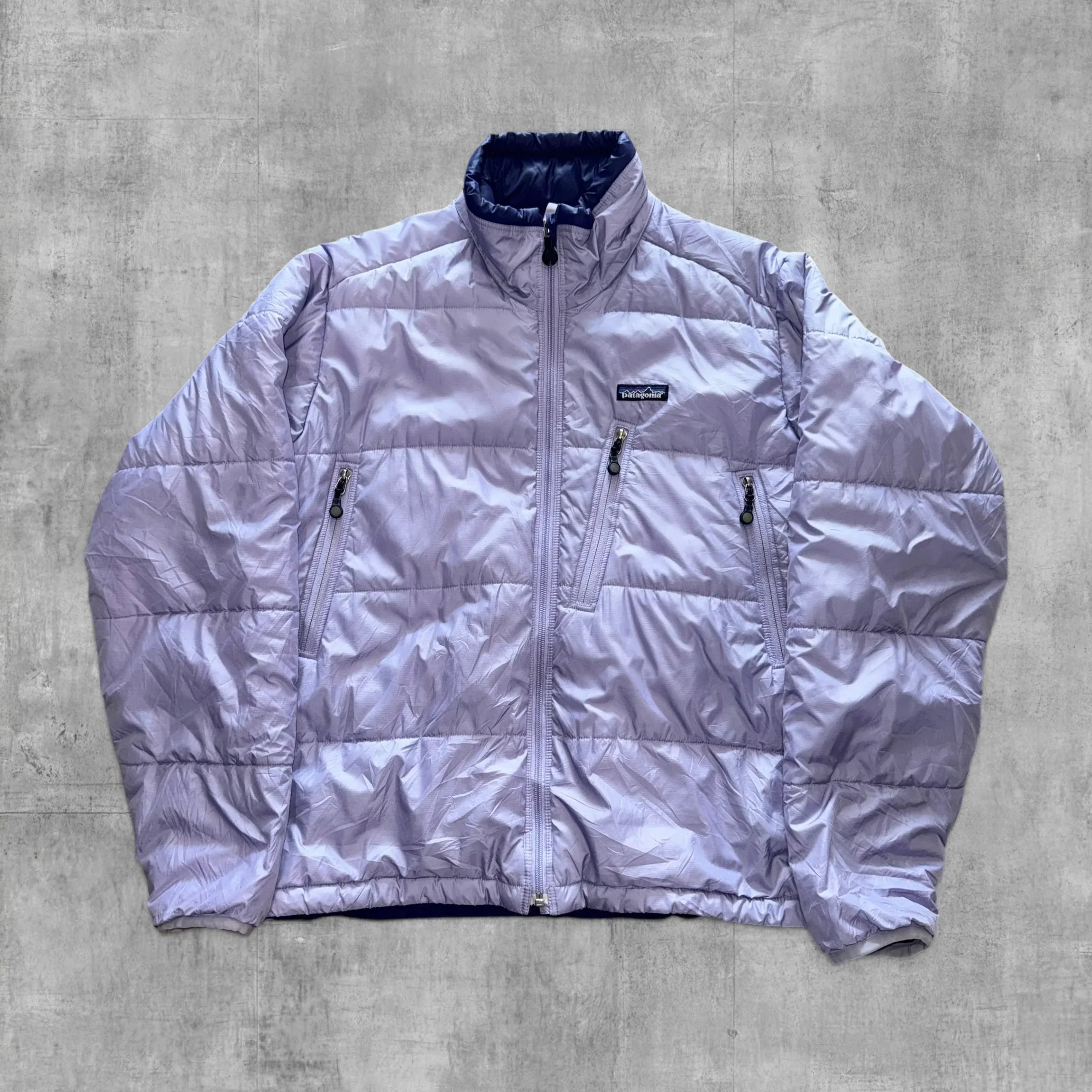 PATAGONIA PURPLE PUFFER DOWN JACKET - L