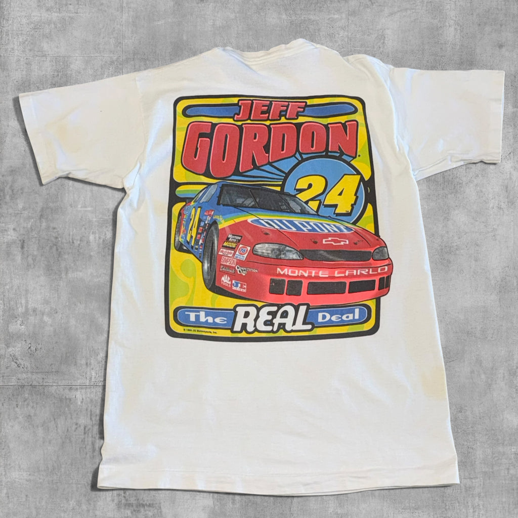 VINTAGE JEFF GORDON DUPONT NASCAR TEE - 1998 - L
