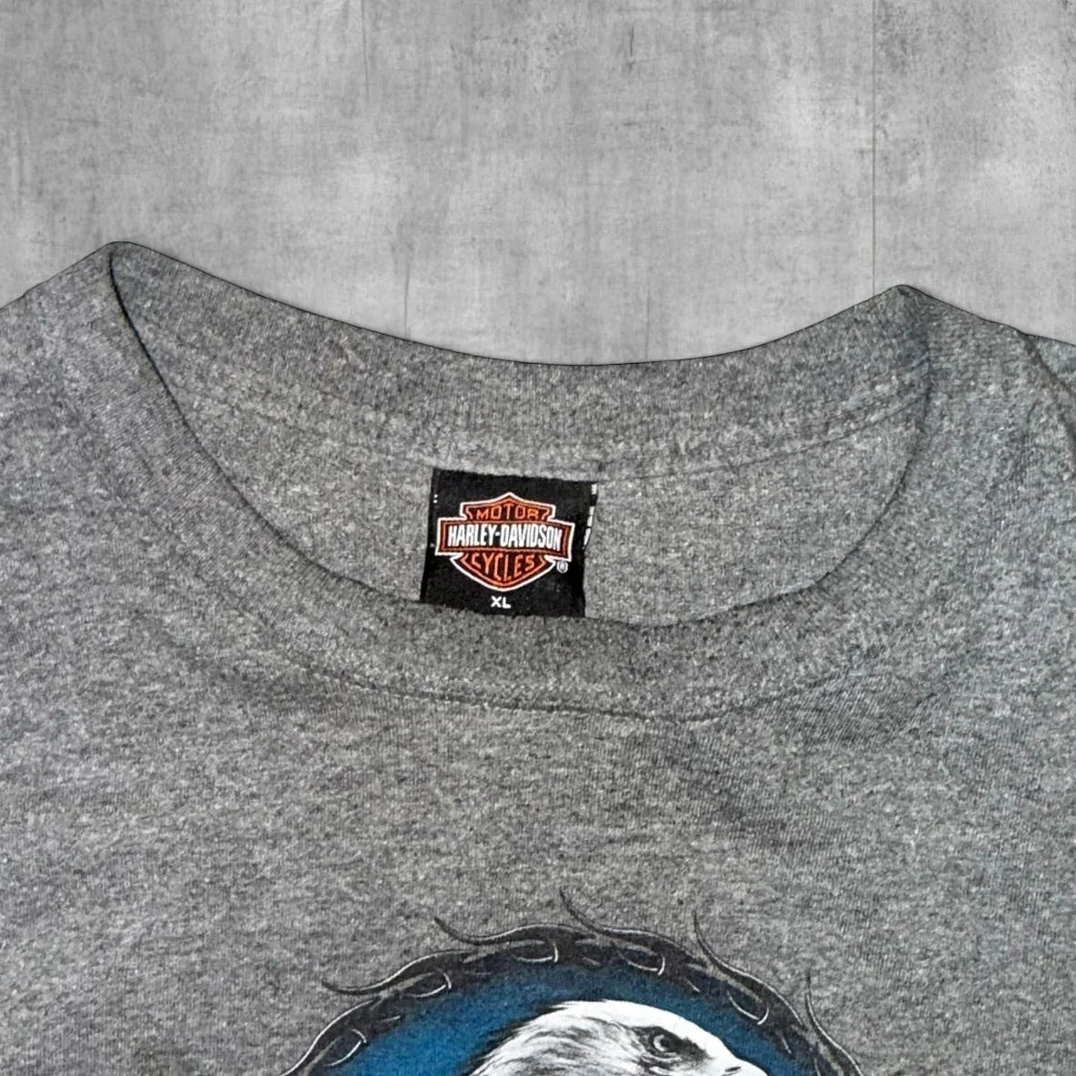 VINTAGE HARLEY DAVIDSON REDLINE SASKATOON CANADA TEE - Grandmaster Vintage