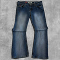 VINTAGE PARIS BLUES LOW RISE FLARE - 13X30