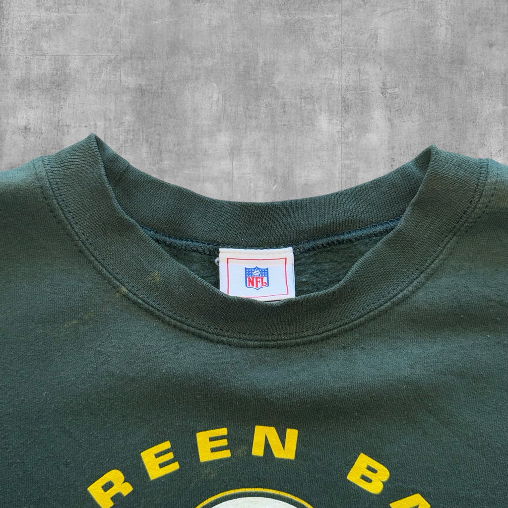 VINTAGE GREEN BAY PACKERS NFL CREWNECK - XL